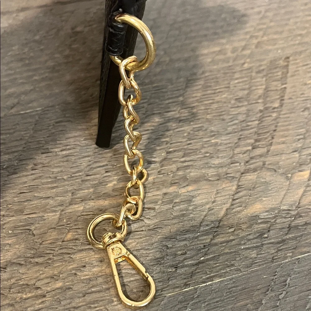 Nanette Lepore Black Textured Card Holder - Picture 6 of 7